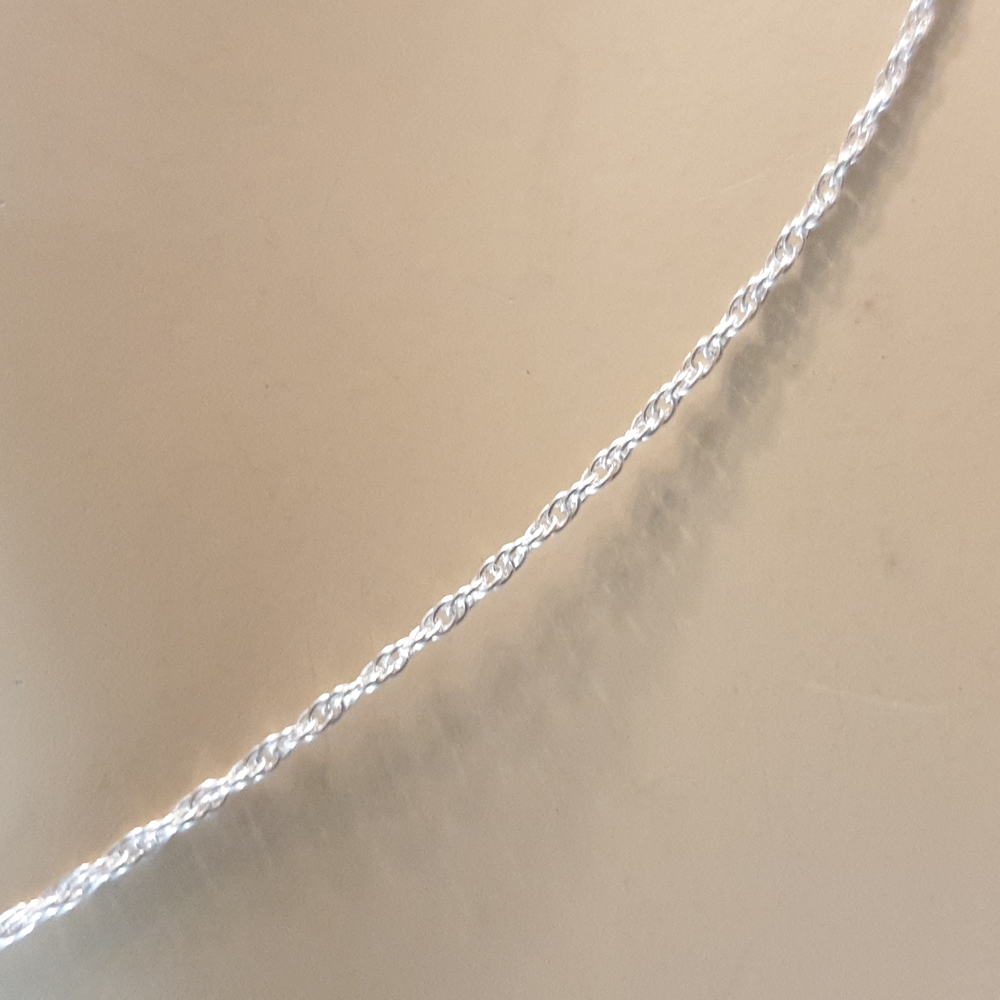 Italian 925 Silver Necklaces. 18" 45cm. New bag. - Picture 3 of 3
